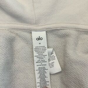 ALO yoga crop zip up sweatshirt